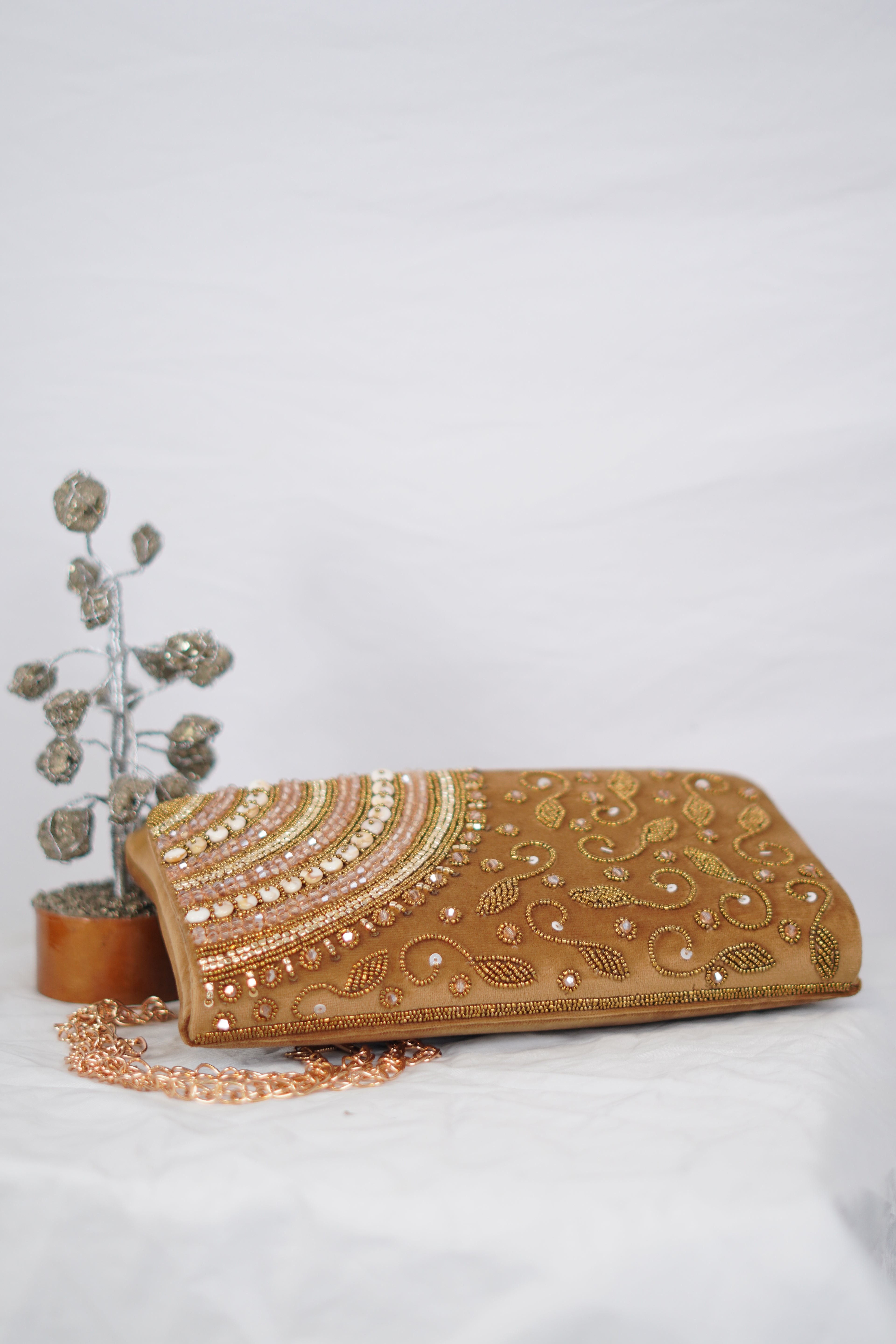 Embellished Envelope clutch