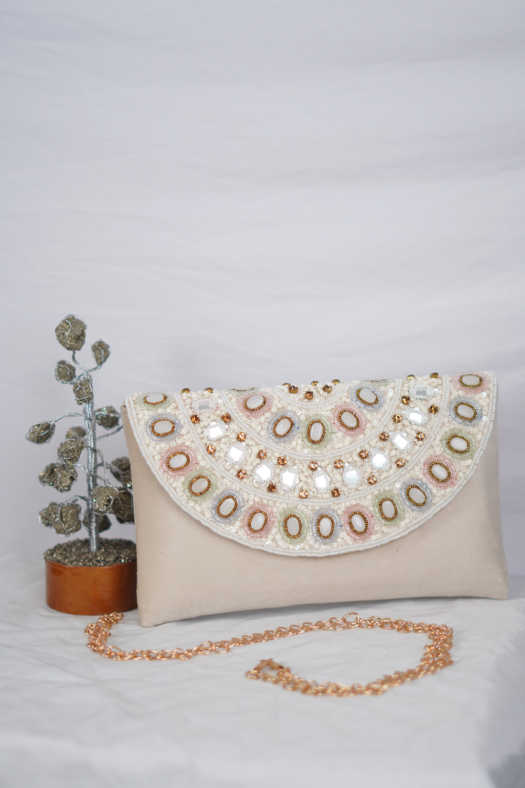 Partywear embellished Clutch