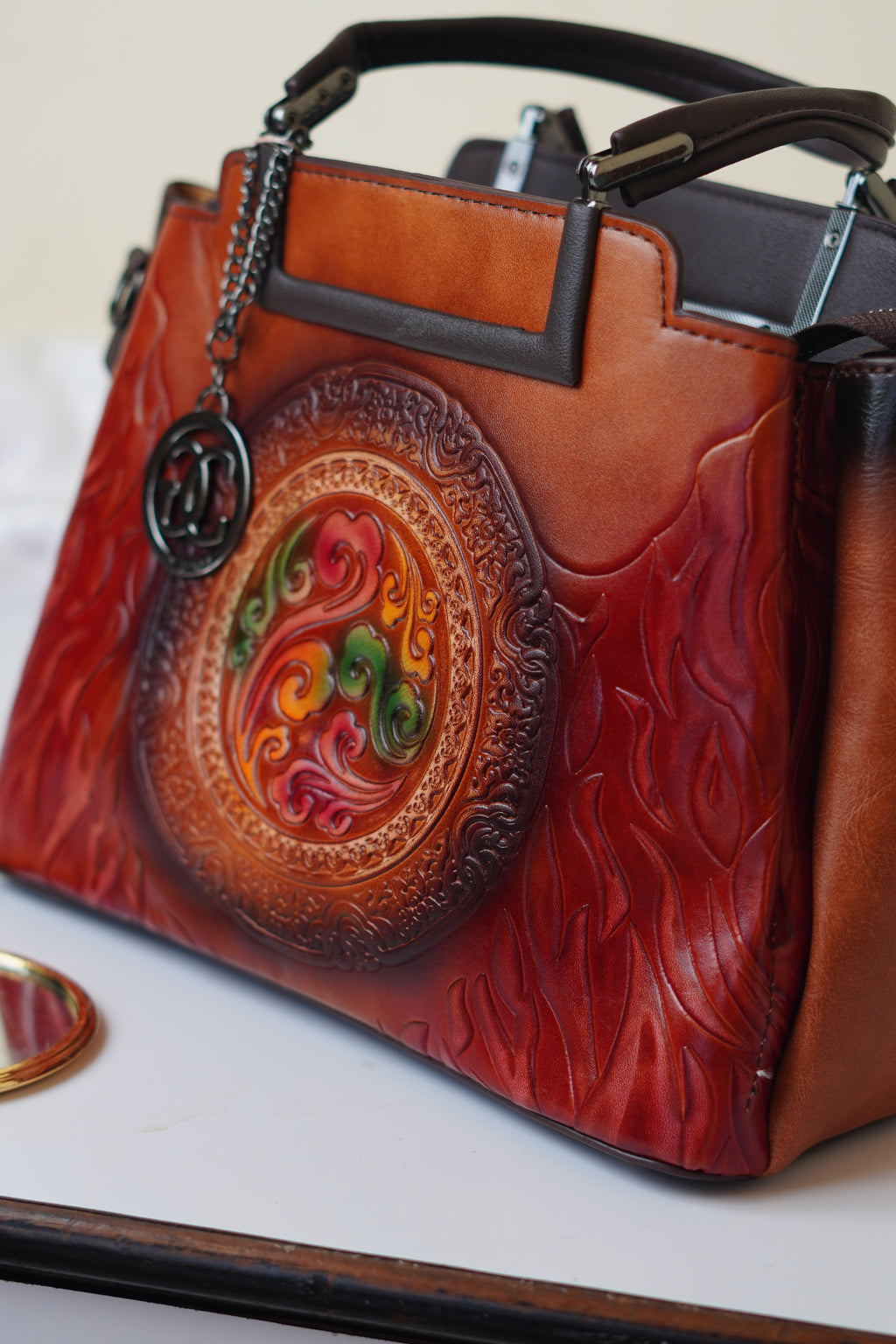 Brown Satchel with sling